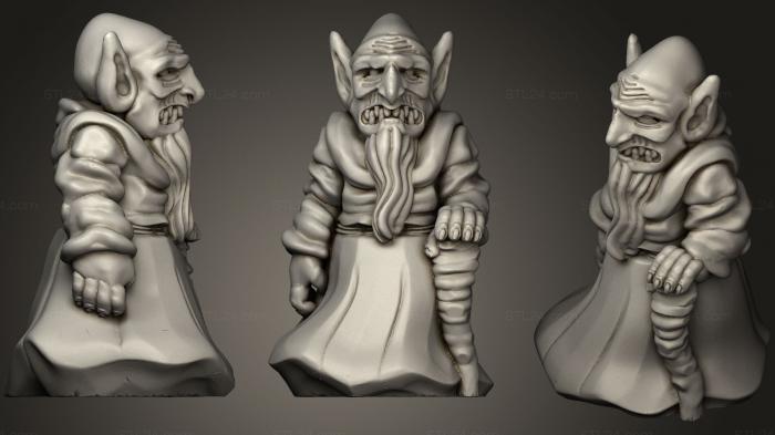 Figurines simple (Goblin Villager C, STKPR_0560) 3D models for cnc
